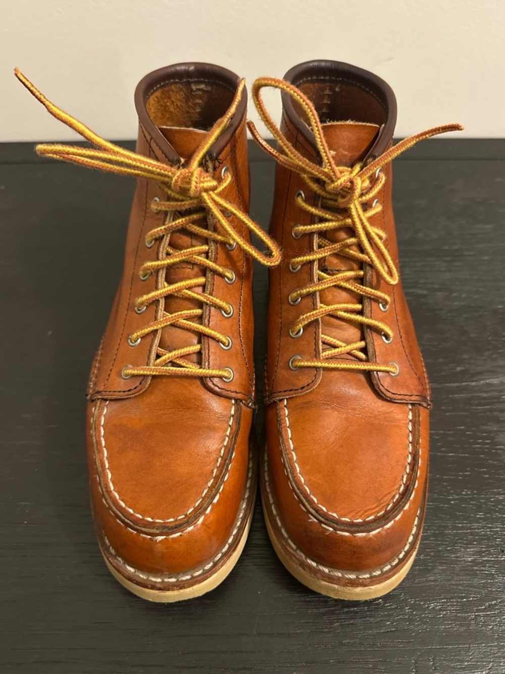 Red Wing Heritage Women's 6-Inch Classic Moc Toe Pro Legacy Brown Size 5.5B Bin8 - Picture 4 of 10